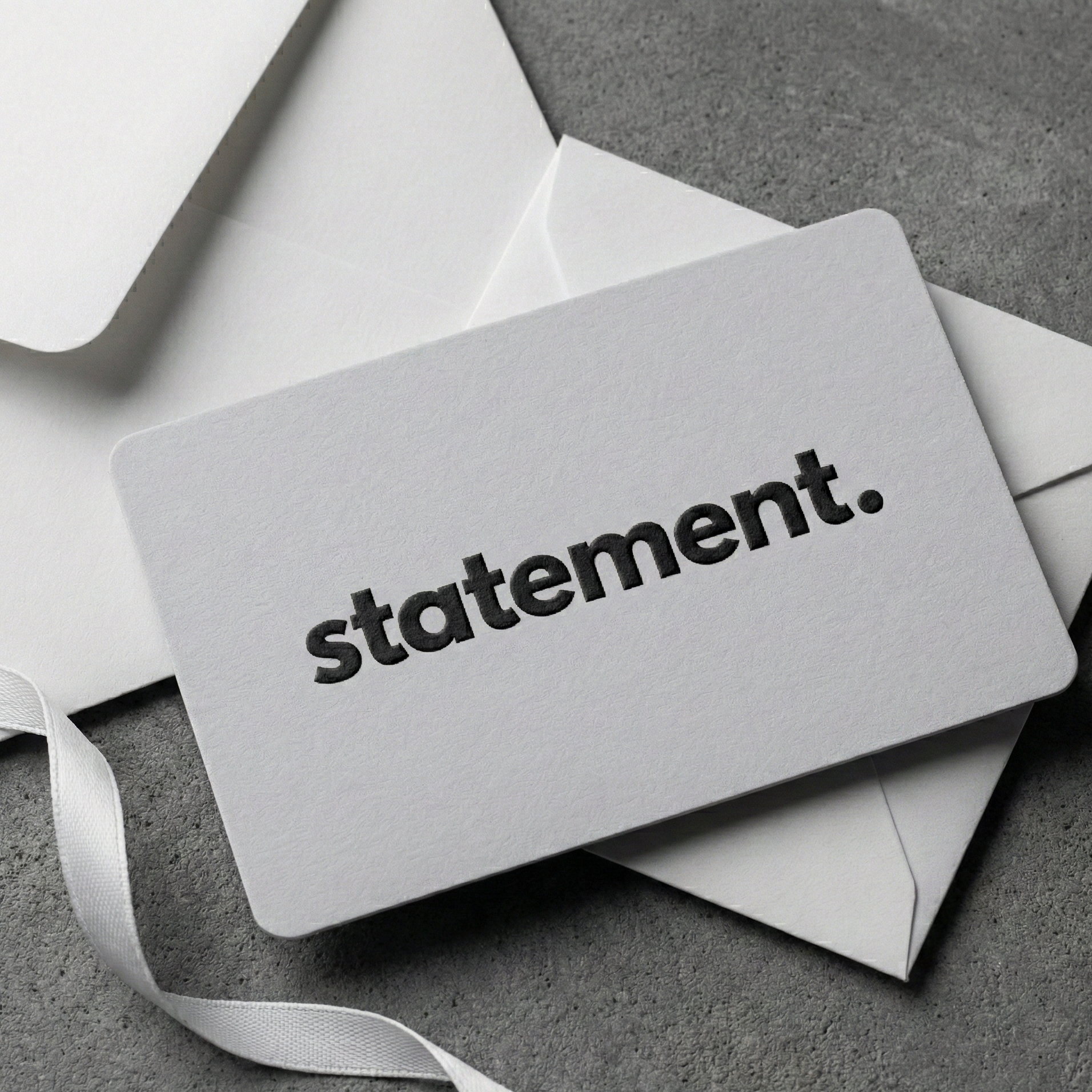 Statement. Gift Card